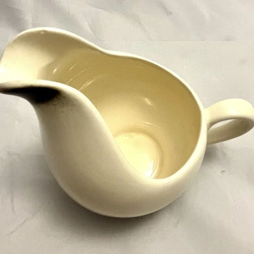 MCM Styled Black & White Creamer, Vintage EUC